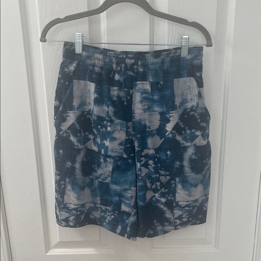 Lululemon Athletica Navy Tie-Dye Men's Shorts